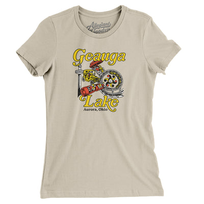 Geauga Lake Amusement Park Women's T-Shirt-Soft Cream-Allegiant Goods Co. Vintage Sports Apparel