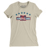 New York Americans Hockey Women's T-Shirt-Soft Cream-Allegiant Goods Co. Vintage Sports Apparel