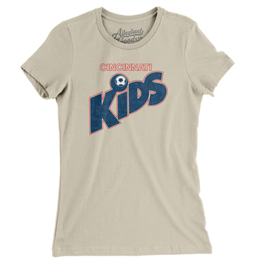 Cincinnati Kids Soccer Women's T-Shirt-Allegiant Goods Co. Vintage Sports Apparel