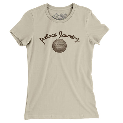 Washington Palace Laundry Basketball Women's T-Shirt-Soft Cream-Allegiant Goods Co. Vintage Sports Apparel