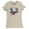 Minnesota Arctic Blast Roller Hockey Women's T-Shirt-Soft Cream-Allegiant Goods Co. Vintage Sports Apparel