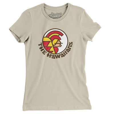 The Hawaiians Football Women's T-Shirt-Soft Cream-Allegiant Goods Co. Vintage Sports Apparel