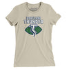Portland Thunder Football Women's T-Shirt-Soft Cream-Allegiant Goods Co. Vintage Sports Apparel