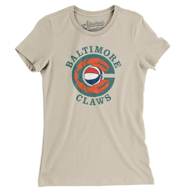 Baltimore Claws Basketball Women's T-Shirt-Allegiant Goods Co. Vintage Sports Apparel