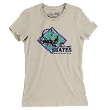 Oakland Skates Roller Hockey Women's T-Shirt-Allegiant Goods Co. Vintage Sports Apparel