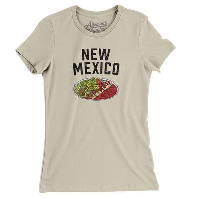 New Mexico Christmas Enchiladas Women's T-Shirt-Soft Cream-Allegiant Goods Co. Vintage Sports Apparel