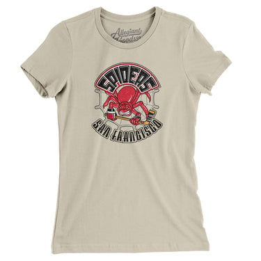 San Francisco Spiders Hockey Women's T-Shirt-Allegiant Goods Co. Vintage Sports Apparel