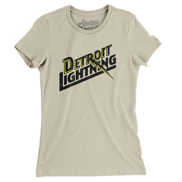 Detroit Lightning Soccer Women's T-Shirt-Allegiant Goods Co. Vintage Sports Apparel