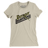 Detroit Lightning Soccer Women's T-Shirt-Soft Cream-Allegiant Goods Co. Vintage Sports Apparel