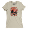 Baltimore Metros Basketball Women's T-Shirt-Soft Cream-Allegiant Goods Co. Vintage Sports Apparel