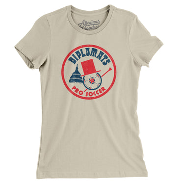 Washington Diplomats Soccer Women's T-Shirt-Allegiant Goods Co. Vintage Sports Apparel