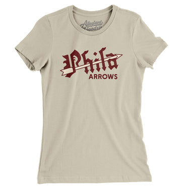 Philadelphia Arrows Hockey Women's T-Shirt-Allegiant Goods Co. Vintage Sports Apparel