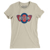Boston Olympics Hockey Women's T-Shirt-Soft Cream-Allegiant Goods Co. Vintage Sports Apparel
