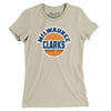 Milwaukee Clarks Hockey Women's T-Shirt-Soft Cream-Allegiant Goods Co. Vintage Sports Apparel