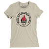 Chicago Fire Football Women's T-Shirt-Soft Cream-Allegiant Goods Co. Vintage Sports Apparel