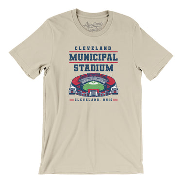 Cleveland Municipal Stadium Men/Unisex T-Shirt-Allegiant Goods Co. Vintage Sports Apparel