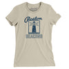 Boston Beacons Soccer Women's T-Shirt-Soft Cream-Allegiant Goods Co. Vintage Sports Apparel