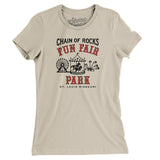 Chain of Rocks Amusement Park Women's T-Shirt-Allegiant Goods Co. Vintage Sports Apparel