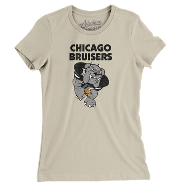 Chicago Bruisers Football Women's T-Shirt-Allegiant Goods Co. Vintage Sports Apparel