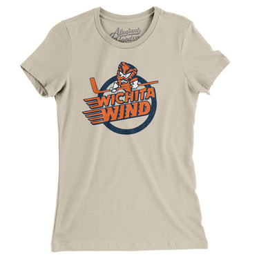 Wichita Wind Hockey Women's T-Shirt-Allegiant Goods Co. Vintage Sports Apparel