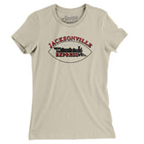 Jacksonville Express Football Women's T-Shirt-Allegiant Goods Co. Vintage Sports Apparel