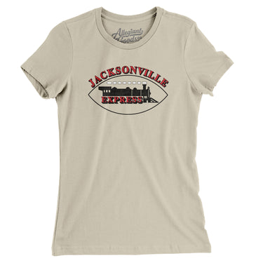 Jacksonville Express Football Women's T-Shirt-Allegiant Goods Co. Vintage Sports Apparel