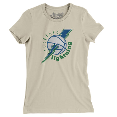 Rockford Lightning Basketball Women's T-Shirt-Allegiant Goods Co. Vintage Sports Apparel