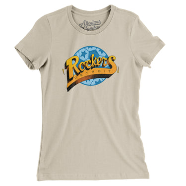 Detroit Rockers Defunct Soccer Women's T-Shirt-Allegiant Goods Co. Vintage Sports Apparel