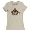 Arizona Sting Lacrosse Women's T-Shirt-Soft Cream-Allegiant Goods Co. Vintage Sports Apparel