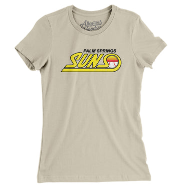 Palm Springs Suns Baseball Women's T-Shirt-Allegiant Goods Co. Vintage Sports Apparel