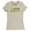 Palm Springs Suns Baseball Women's T-Shirt-Soft Cream-Allegiant Goods Co. Vintage Sports Apparel