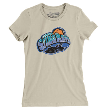 San Diego StingRays Basketball Women's T-Shirt-Allegiant Goods Co. Vintage Sports Apparel