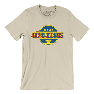 Alaska Gold Kings Hockey Men/Unisex T-Shirt-Allegiant Goods Co. Vintage Sports Apparel