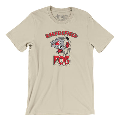 Bakersfield Fog Hockey Men/Unisex T-Shirt-Soft Cream-Allegiant Goods Co. Vintage Sports Apparel