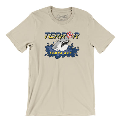 Tampa Terror Soccer Men/Unisex T-Shirt-Soft Cream-Allegiant Goods Co. Vintage Sports Apparel
