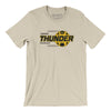 Denver Thunder Soccer Men/Unisex T-Shirt-Soft Cream-Allegiant Goods Co. Vintage Sports Apparel