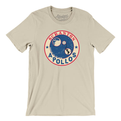 Scranton Apollos Basketball Men/Unisex T-Shirt-Soft Cream-Allegiant Goods Co. Vintage Sports Apparel