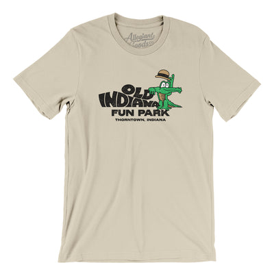 Old Indiana Fun Park Men/Unisex T-Shirt-Soft Cream-Allegiant Goods Co. Vintage Sports Apparel