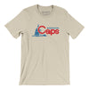 Washington Caps Defunct Basketball Men/Unisex T-Shirt-Soft Cream-Allegiant Goods Co. Vintage Sports Apparel