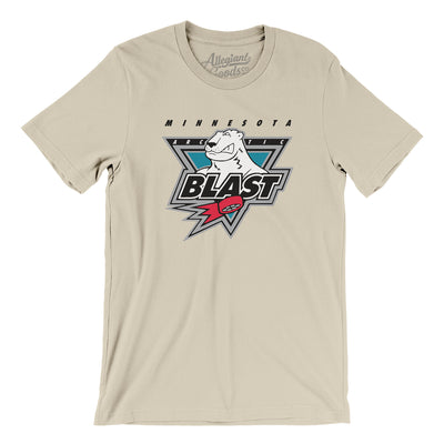 Minnesota Arctic Blast Roller Hockey Men/Unisex T-Shirt-Soft Cream-Allegiant Goods Co. Vintage Sports Apparel