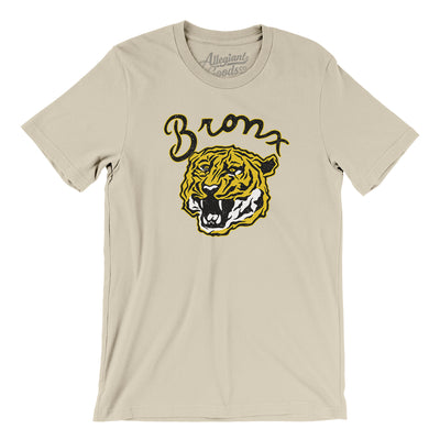 Bronx Tiger Hockey Men/Unisex T-Shirt-Soft Cream-Allegiant Goods Co. Vintage Sports Apparel