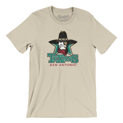 San Antonio Texans Football Men/Unisex T-Shirt-Soft Cream-Allegiant Goods Co. Vintage Sports Apparel