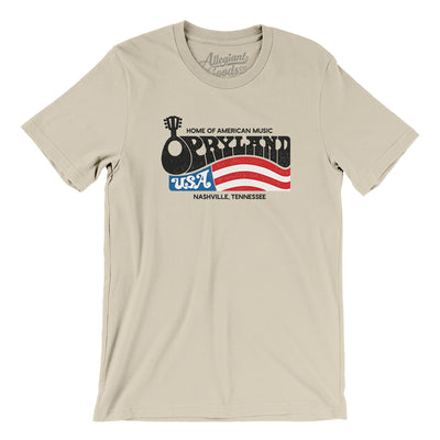 Opryland USA Theme Park Men/Unisex T-Shirt-Soft Cream-Allegiant Goods Co. Vintage Sports Apparel