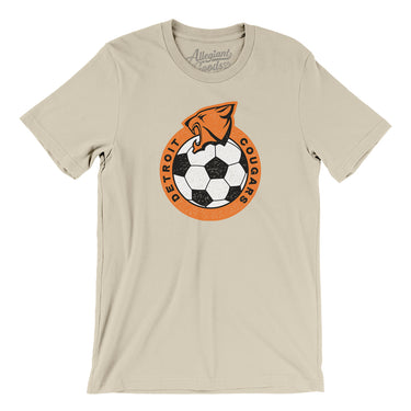 Detroit Cougars Soccer Men/Unisex T-Shirt-Allegiant Goods Co. Vintage Sports Apparel