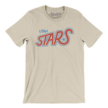 Utah Stars Basketball Men/Unisex T-Shirt-Allegiant Goods Co. Vintage Sports Apparel
