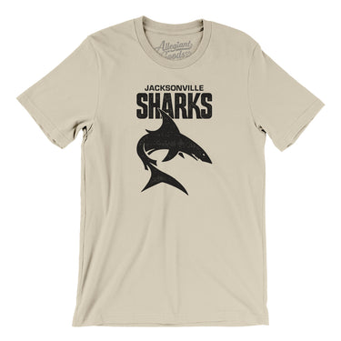 Jacksonville Sharks Football Men/Unisex T-Shirt-Allegiant Goods Co. Vintage Sports Apparel