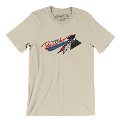 Orlando Renegades Football Men/Unisex T-Shirt-Soft Cream-Allegiant Goods Co. Vintage Sports Apparel