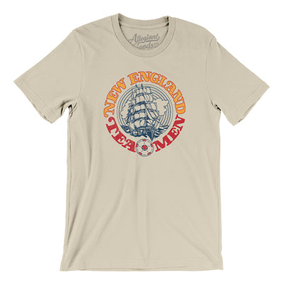New England Tea Men Soccer Men/Unisex T-Shirt-Soft Cream-Allegiant Goods Co. Vintage Sports Apparel