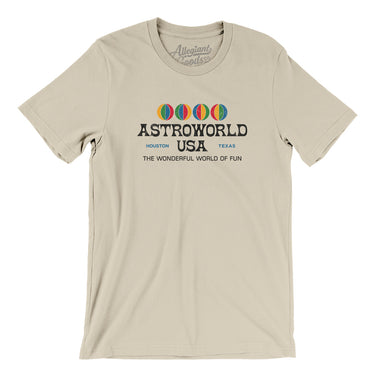 Astroworld Amusement Park Men/Unisex T-Shirt-Soft Cream-Allegiant Goods Co. Vintage Sports Apparel