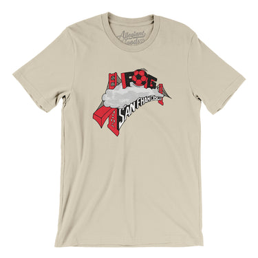 San Francisco Fog Soccer Men/Unisex T-Shirt-Allegiant Goods Co. Vintage Sports Apparel